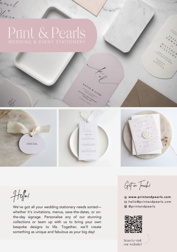 Print & Pearls Wedding and Event Stationery